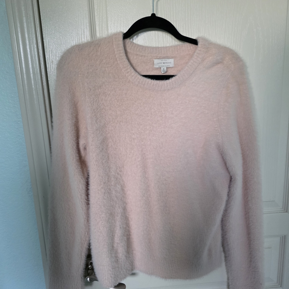 Lucky Brand Blush Crew Neck Sweater